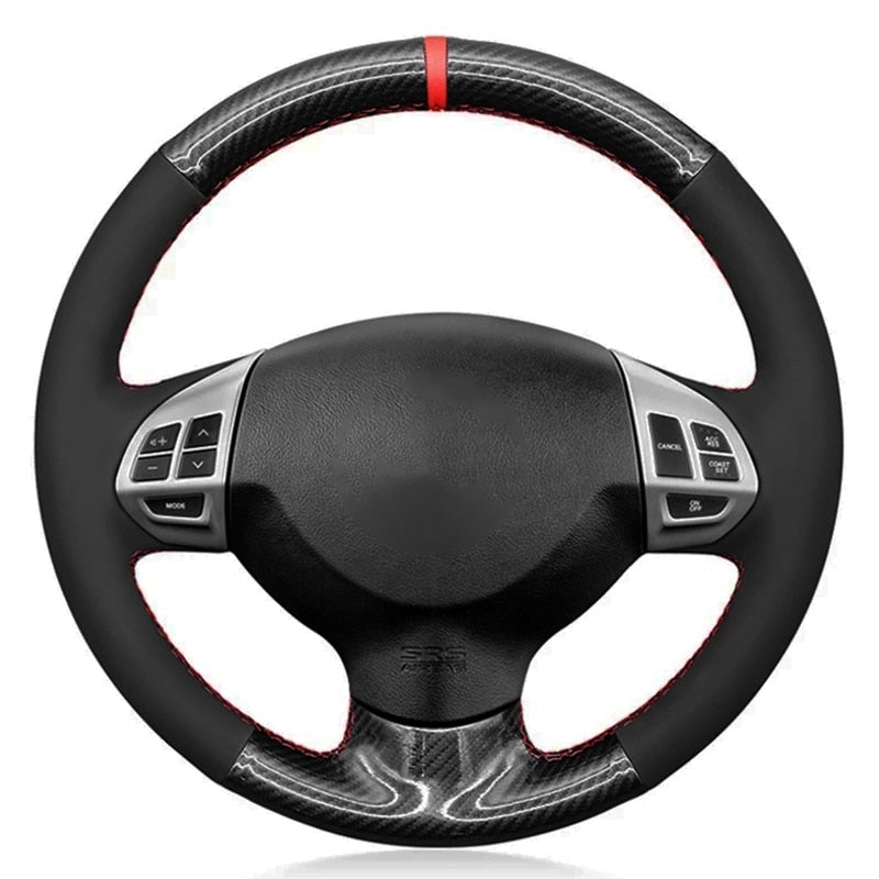 Universal Shinny carbon Fiber Pattern Steering Wheel Covers