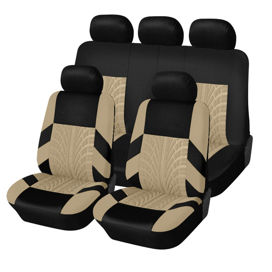 Universal Double Tone Sewed Pattern Seat Covers